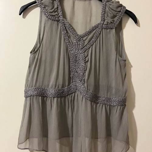 Sita Murt see through blouse like new, grey, size S