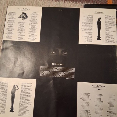 Michael Jackson Dangerous double vinyl album