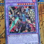 Gladiator Beast Heraklinos Fusion Monster κάρτα σαν καινούργιο