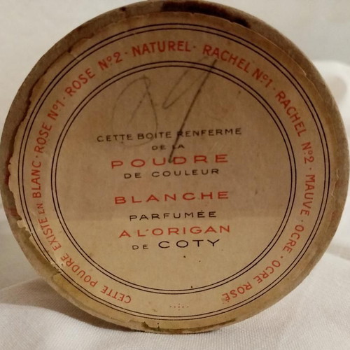 Collectible French Vintage Air Spun by COTY box used