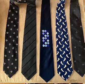 5 μεταξωτές επώνυμες γραβάτες