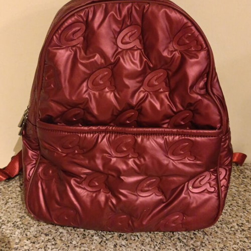 Axel waterproof backpack used, red