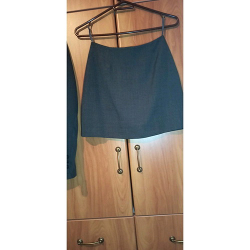 On Line suit with jacket, trousers and skirt like new, gray