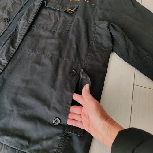 Men's Vintage Duke London Jacket 5XL like new, black