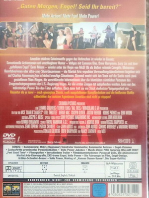 Charlie's Angels Volle Power DVD special edition extended version like new, German audio