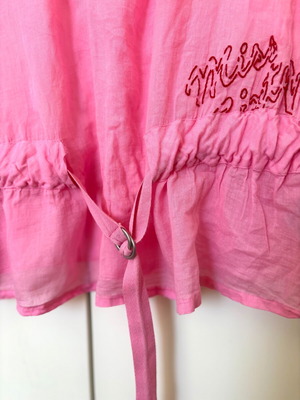 Τουνίκ Miss Sixty vintage ροζ μεταχειρισμένο, βαμβακερό