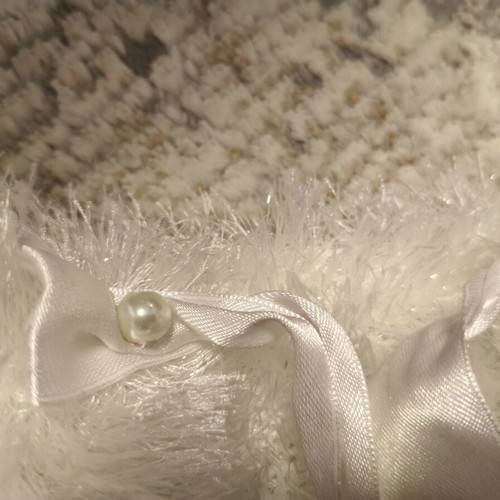 Bolero for girl used, white, age 2 years