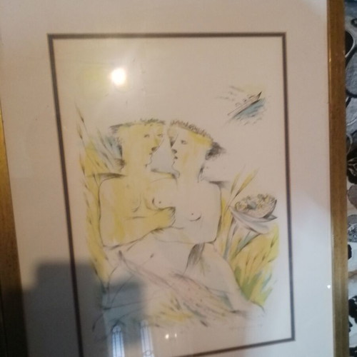 A. Karampelas lithographs, titled '4 Seasons', set of 4, signed, 1994