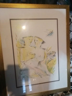 A. Karampelas lithographs, titled '4 Seasons', set of 4, signed, 1994