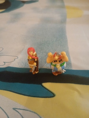 Kinder Asterix and Obelix figures used, set
