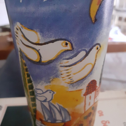 Water glasses with Stathopoulos and Sperantzas prints, like new