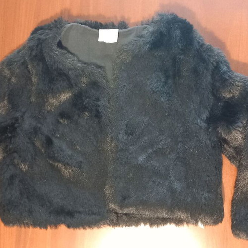 Zara children's fur bolero like new for girl 5-6 years old