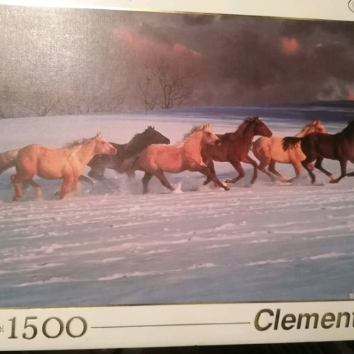 Clementoni puzzle 1500 pieces like new