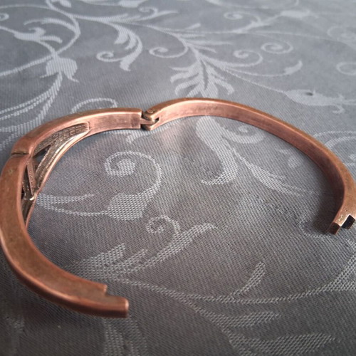 Uterque pink gold cuff bracelet