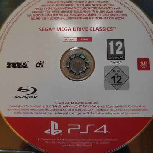 Sega Mega Drive Classics for PS4 like new