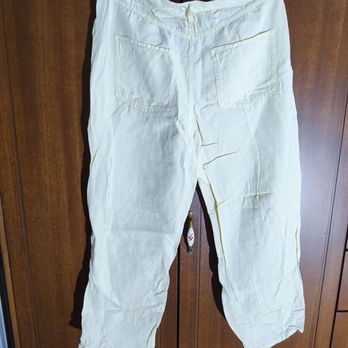 Mango women's yellow pants size 42, new