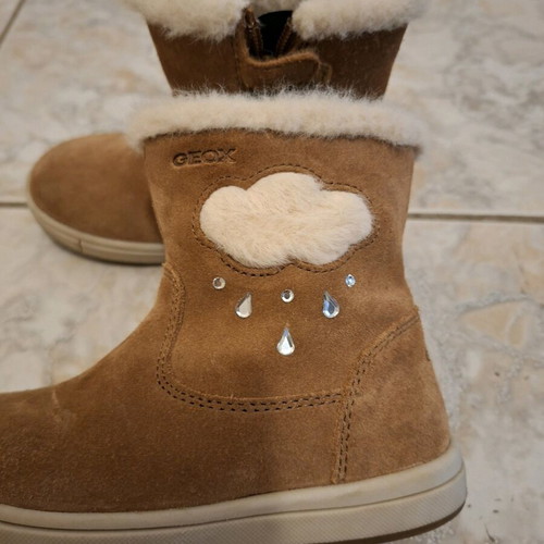 Geox kids boots like new, size 24, beige brown