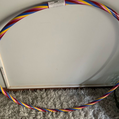 Hula Hoop Toy Multicolored Striped like new