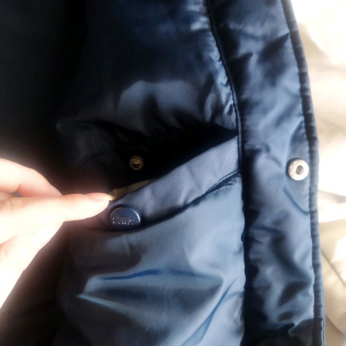 Pull & Bear STWD Navy varsity bomber jacket size L like new