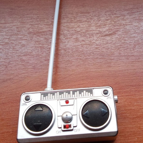 Miniature radio cassette player collectible plastic used, 1990s