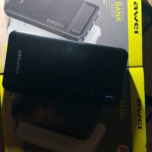Power bank 10000mAh black Awei new