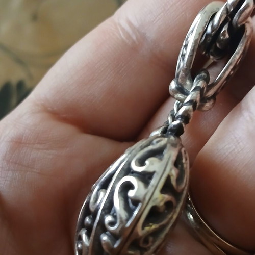 Brighton American necklace, silver plated