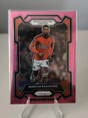 Marcus Rashford Pink Prizm EPL 2023-24 card new