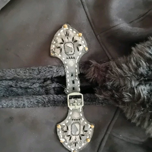 Raxevsky fur jacket black like new, size L