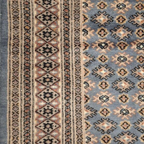 Persian rug used in good condition, silk and wool, handmade 0.98 x 1.63