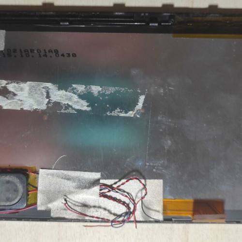 Screen GC070ABA8-FPCA0 with touch glass XN1176V6 used, complete