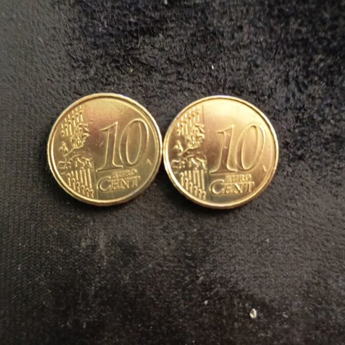 10 Euro Cents Set Italy 2011 & Spain 2020 like new