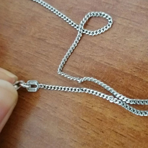 Silver cross 925 with zircon and silver chain 925 new