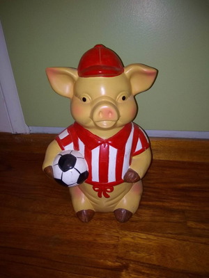 Piggy bank used from the 90s decade