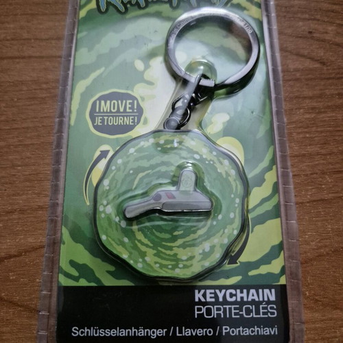 Rick and Morty keychain ABYStyle new, green