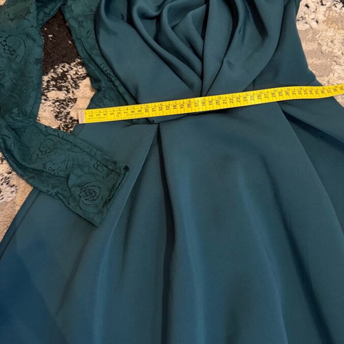 Dress size M like new, blue and green