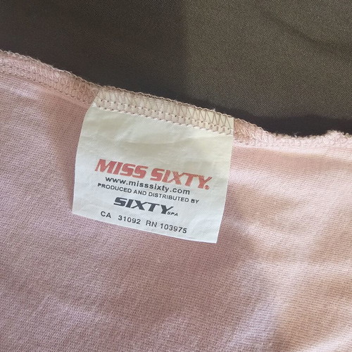 Miss Sixty top like new, soft pink, size Medium
