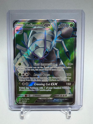 Pokemon Golisopod GX 129/147 Ultra Rare UR 2017 Burning Shadows card new