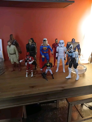 Figures used, pack of 12, 30cm
