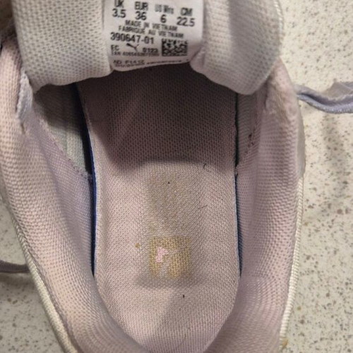 Puma RSX Running System women's size 36 like new, beige and pink