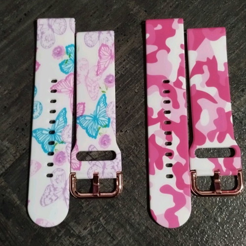 Smart watch straps 22mm new, set of 2 pieces