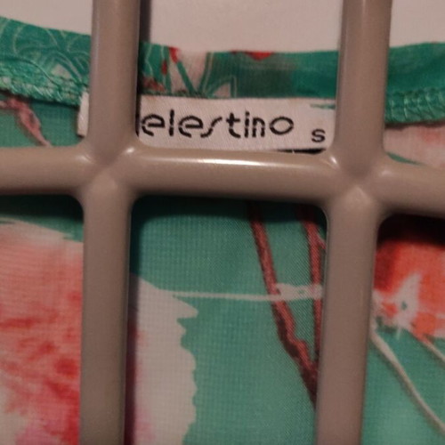 Celestino summer see-through blouse like new, multicolor, size S