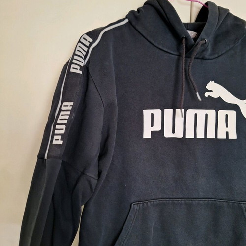 Puma hoodie like new, size M, black and white
