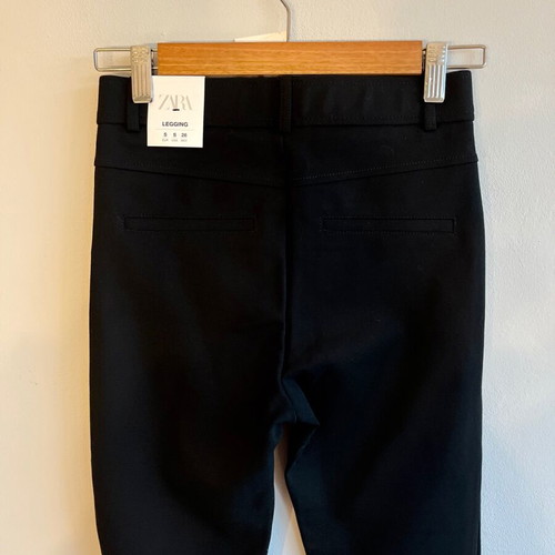 ZARA Legging S нов дамски черен панталон