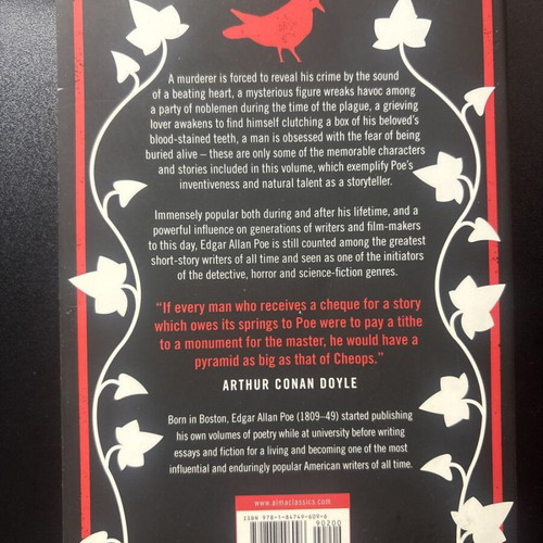 Tales of Horror Edgar Allan Poe like new