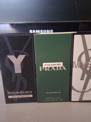 YSL и Prada Eau de Parfum тестери нов комплект от 3