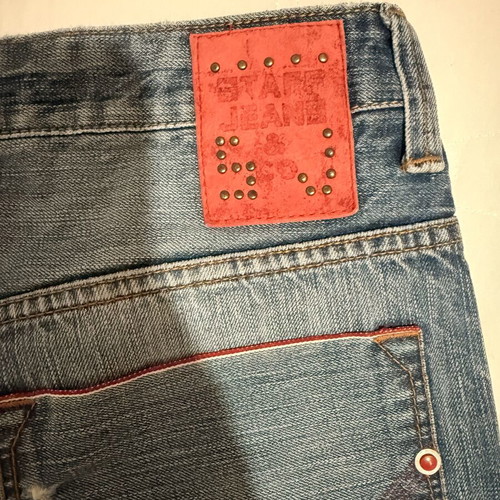 Staff Distressed Blue Jeans W31 L34 like new