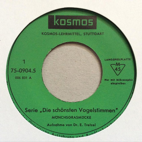 Dr. E. Tretzel Die Schönsten Vogelstimmen 7'' record near mint