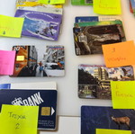 Phone cards used, pack of 180 from 26 countries