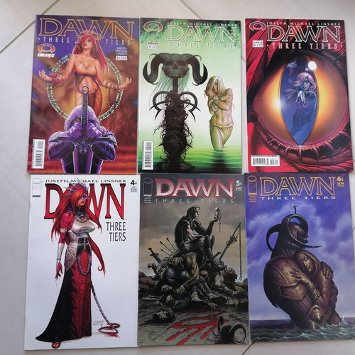 Dawn: Three Tiers comics like new, mini series 6 issues
