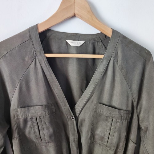 Khaki jumpsuit medium like new